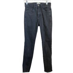 SEZANE Denim‎ Black Wash Skinny Jeans Size 27 High Rise